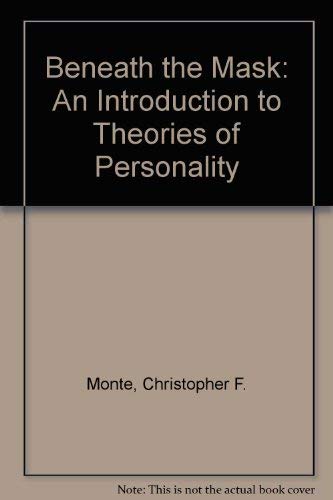 9780030714870: Beneath the Mask: An Introduction to Theories of Personality