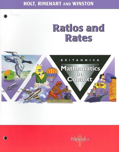 9780030715082: RATIOS & RATES (Britannica Math in Context)