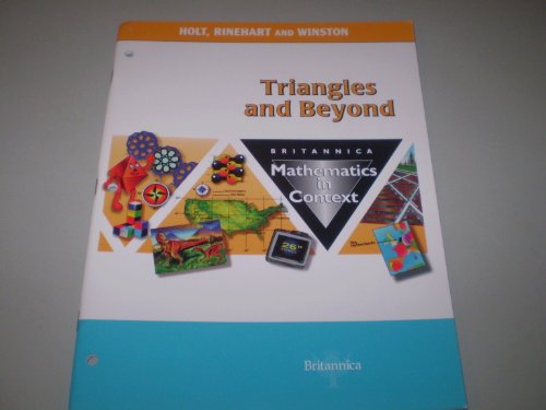 Stock image for Math in Context Triangles and Beyond Grade 7: Holt Math in Context for sale by Phatpocket Limited
