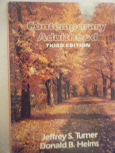 9780030717437: Contemporary adulthood