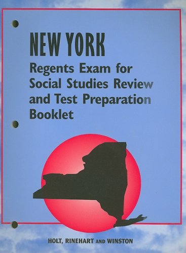 World History Ny Regents Exam Review and Test Prep Grades 9-12: Holt World History: Human Journey New York (9780030723315) by Hrw