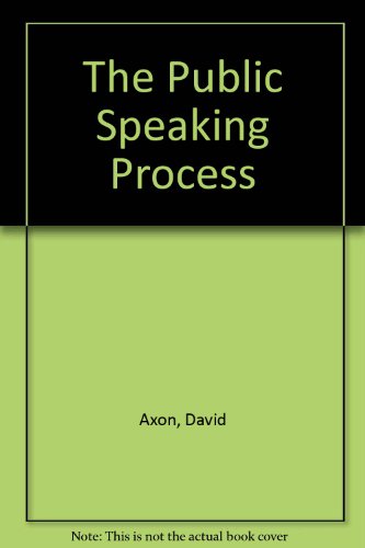 Stock image for The public speaking process: Computer-assisted speech organization and development for sale by HPB-Red