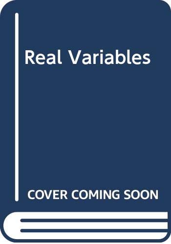 9780030731105: Real Variables