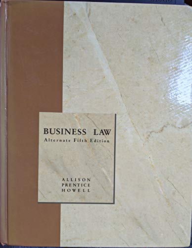 Stock image for Business Law for sale by Irish Booksellers