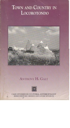 Beispielbild fr Town and Country in Locorotondo Cases in Cultural Anthropology zum Verkauf von Bay Used Books