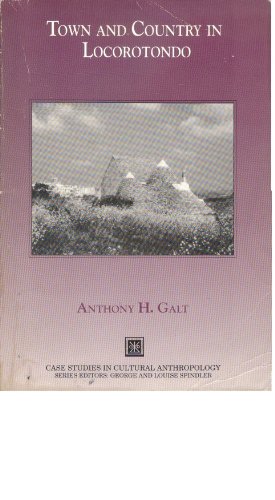 Stock image for Town and Country in Locorotondo Cases in Cultural Anthropology for sale by Bay Used Books