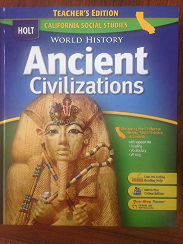 Stock image for Ancient Civilizations Teacher's Edition California Social Studies for sale by HPB-Red