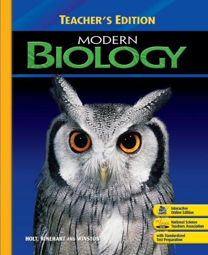 Imagen de archivo de Modern Biology a la venta por Booksavers of MD