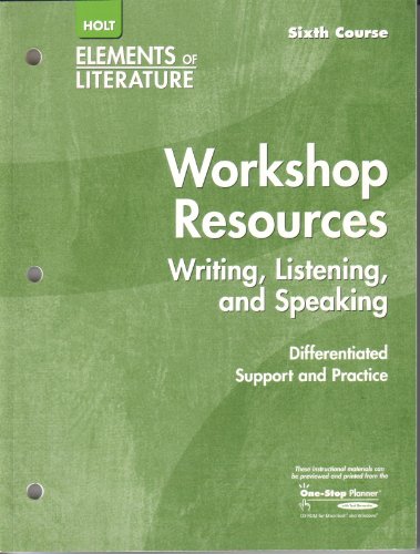 Elements Of Literature 2005: Sixth Course/grade 12 (9780030738975) by [???]