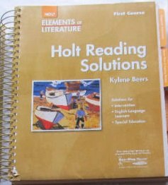 Stock image for Elements Of Literature 2005: First Course/ Grade 7: Holt Reading Solutions (Teacher's) for sale by HPB-Red