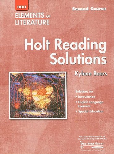 9780030739118: HOLT ELEMENTS OF LITERATURE RE: Second Course/ Grade 8: Holt Reading Solutions