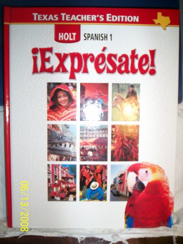 Beispielbild fr Expresate Holt Spanish 1 (Texas Teacher's Edition) (English and Spanish Edition) zum Verkauf von HPB-Red