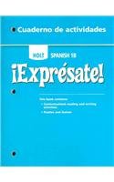 Stock image for exprsate!: Cuaderno De Actividades Student Edition Level 1b ; 9780030743719 ; 0030743710 for sale by APlus Textbooks