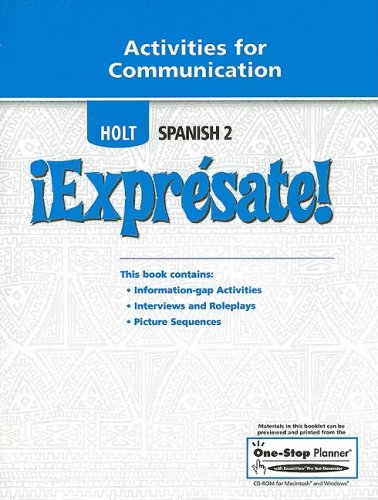 Imagen de archivo de Expr?sate!: Activities for Communication Level 2 (Expresate! 2006) a la venta por Nationwide_Text