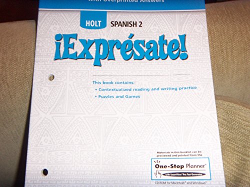 Stock image for ?Expr?sate!: Cuaderno de Actividades Teacher's Edition Level 2 (Exprsate!) for sale by Jenson Books Inc