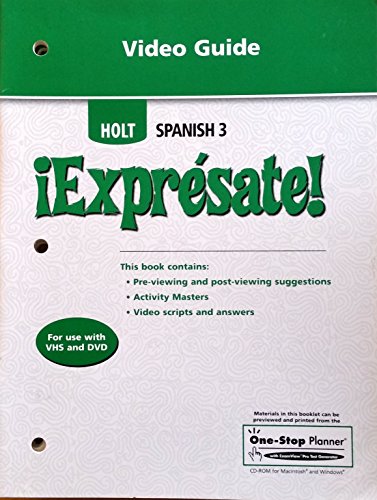 Beispielbild fr Video Guide Expresate 2006 LV 3 (Spanish Edition) zum Verkauf von Nationwide_Text