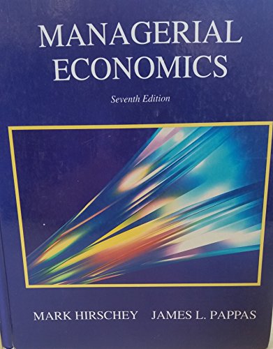 9780030748042: Managerial Economics