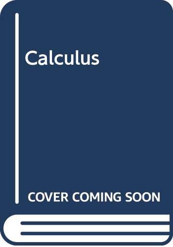 Beispielbild fr Calculus zum Verkauf von Half Price Books Inc.