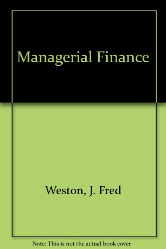 Imagen de archivo de Managerial Finance a la venta por medimops