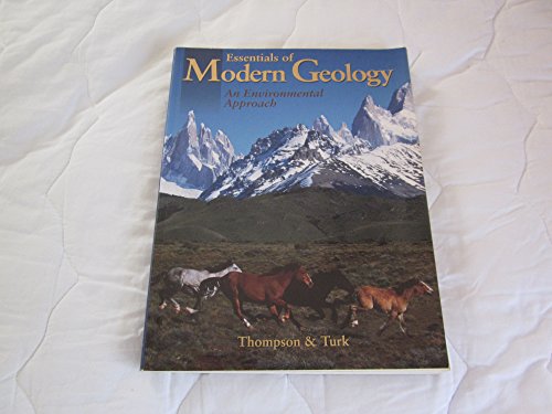 Imagen de archivo de Essentials Of Modern Geology. An Environmental Approach a la venta por Tacoma Book Center