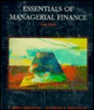 Imagen de archivo de Essentials of Managerial Finance a la venta por Better World Books