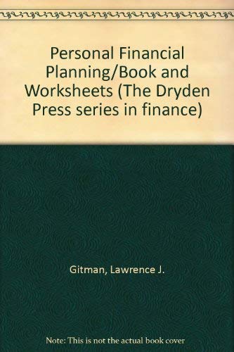 Immagine dell'editore per Personal Financial Planning/Book and Worksheets venduto da Wonder Book