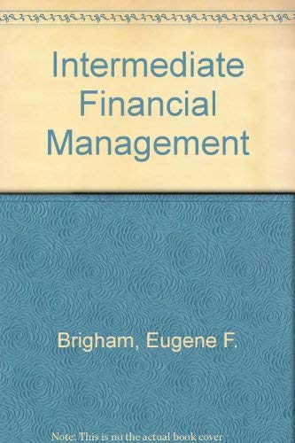 Beispielbild fr Intermediate Financial Management zum Verkauf von BooksRun
