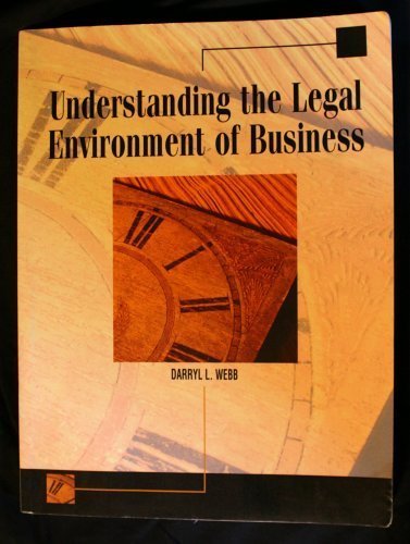 Imagen de archivo de Business Law and Legal Environment a la venta por Books Puddle