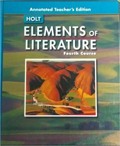 9780030759390: Title: Annotated Teachers Edition Elements of Literature