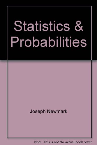 Stock image for Statistics & Probabilities for sale by Dailey Ranch Books