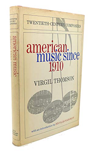 Stock image for American Music since 1910 for sale by Better World Books