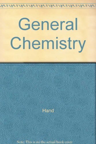 General Chemistry (9780030768316) by Hand