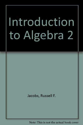 Beispielbild fr Holt Introductory Algebra 2 zum Verkauf von HPB-Red