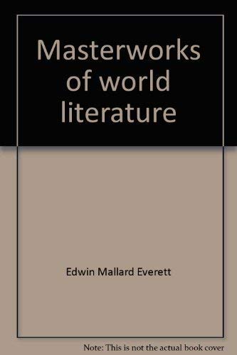 Stock image for Masterworks of World Literature: Volume I for sale by Rare Reads