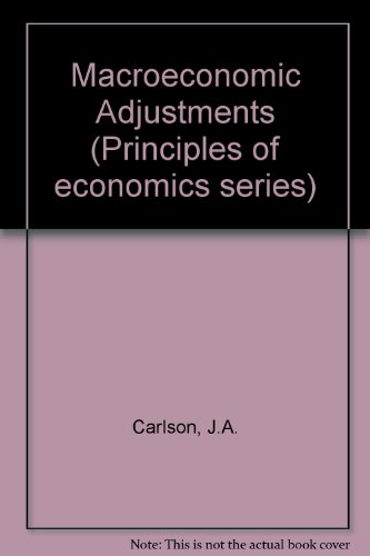 Beispielbild fr Macroeconomic adjustments (Principles of economics series) zum Verkauf von Robinson Street Books, IOBA