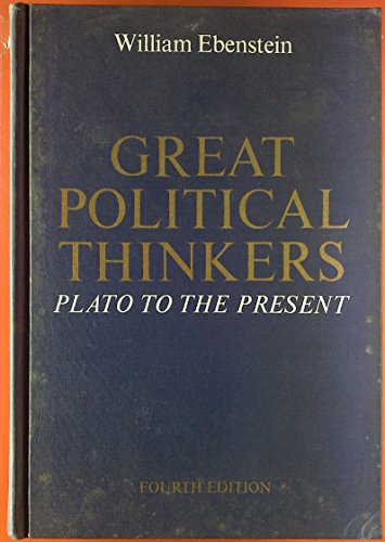 Imagen de archivo de Great Political Thinkers a la venta por JARE Inc. dba Miles Books