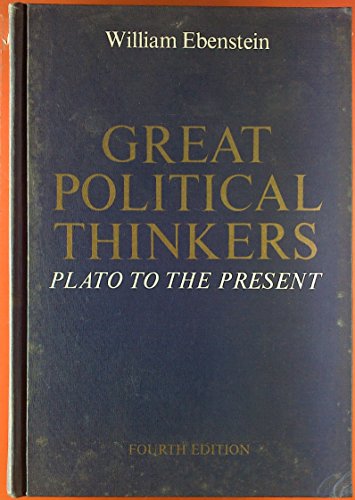 9780030773259: Great political thinkers: Plato to the present