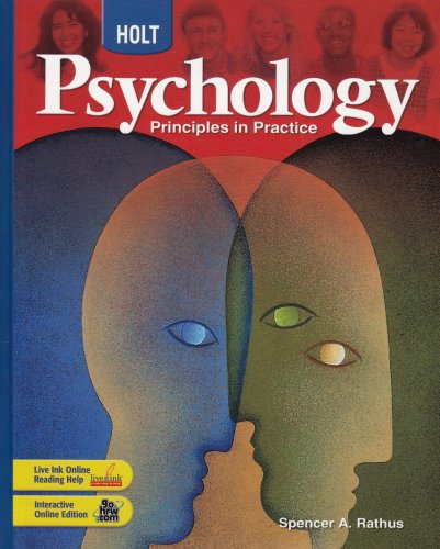 9780030777899: Holt Psychology: Principles in Practice: Student Edition 2007