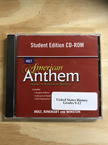 Stock image for American Anthem, Modern American History: Student Edition CD-ROM 2007 for sale by Iridium_Books