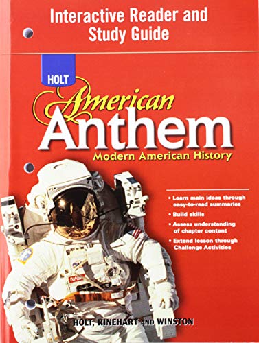 Stock image for American Anthem, Modern American History: Interactive Reader and Study Guide for sale by dsmbooks