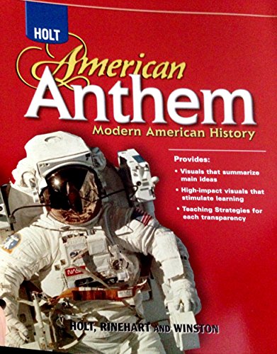 Stock image for Quick Facts Transparencies for Review (Holt American Anthem: Modern American History) for sale by Allied Book Company Inc.