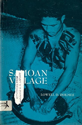 Samoan village, (Case studies in cultural anthropology)