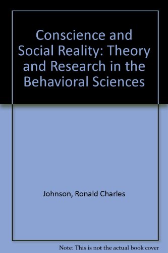 Stock image for Conscience, contract, and social reality;: Theory and research in behavioral science, for sale by ThriftBooks-Dallas