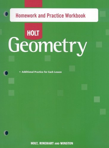 Stock image for Holt Geometry: Homework and Practice Workbook for sale by HPB-Red