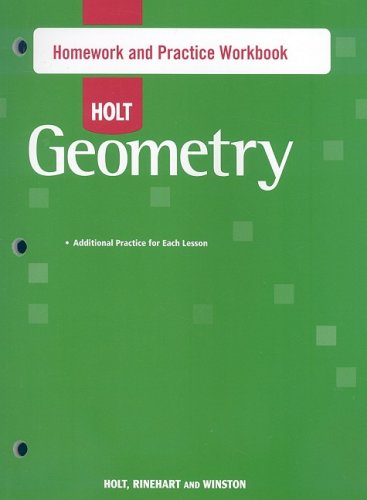 9780030780875: Holt Geometry: Homework and Practice Workbook