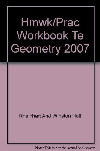 Beispielbild fr Holt Geometry: Homework and Practice Workbook Teacher Guide zum Verkauf von HPB-Red