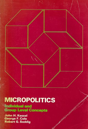 Imagen de archivo de Micropolitics: Individual and Group Level Concepts a la venta por BookDepart