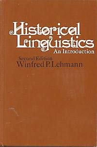 

Historical linguistics;: An introduction