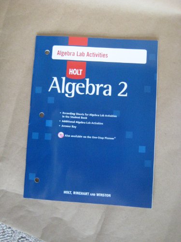 Stock image for Algebra 2: Lab Activities With Answers for sale by Old Friends Books