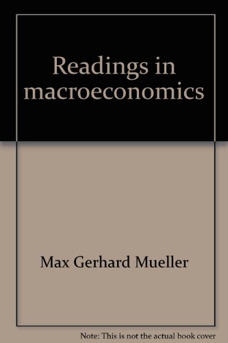 Beispielbild fr Readings in Macroeconomics zum Verkauf von Better World Books